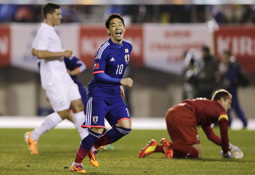 Otra de las figuras del seleccionado nipón, Shinji Kagawa. 