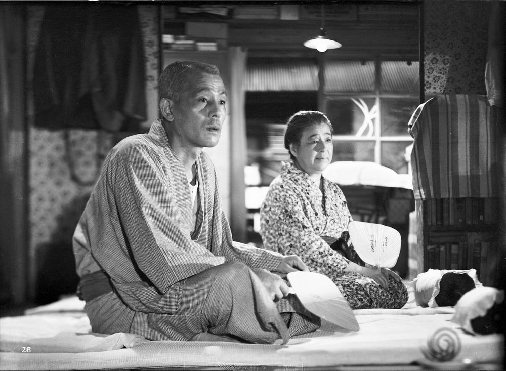 Una escena con la pareja de abuelos, los personajes centrales de “Tokyo Monogatari”.